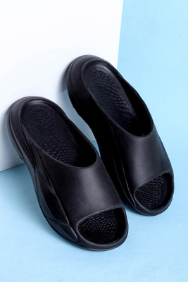Bootco Men Slides(Black , 10)