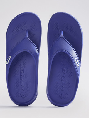 LOTTO Men Flip Flops(Blue , 8)