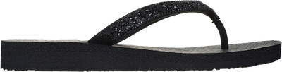 Skechers Women Slippers(Black , 3)