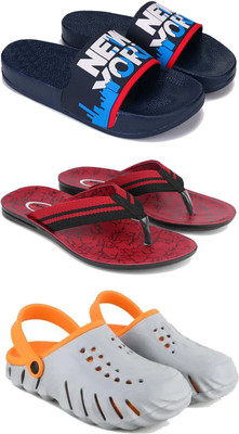 Pennen Men Slippers(Orange , 10)