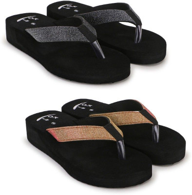 KAGI Women Slippers(Multicolor , 4)