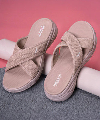 RED TAPE Women Flip Flops(Pink , 6)