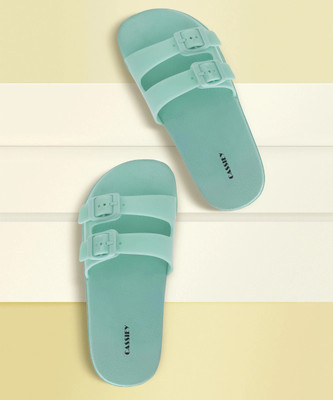 Cassiey Women Slippers(Green , 8)