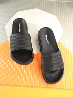 OFF LIMITS Men Slides(Black , 6)