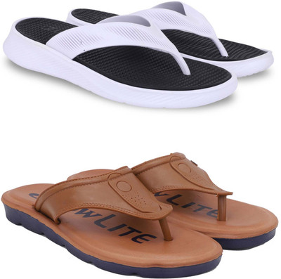 Pampy Angel Men Slippers(Black, Brown , 7)