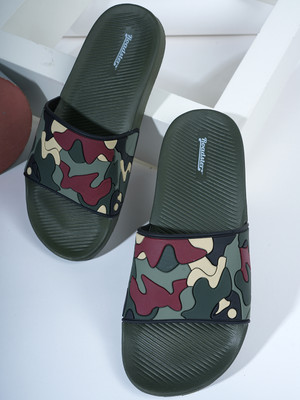 Roadster Men Slides(Olive , 6)