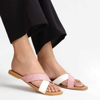velacia Women Slippers(Pink , 7)