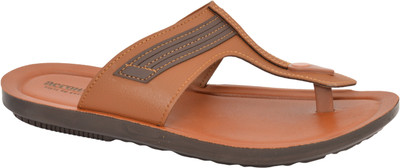 aerowalk Men Flip Flops(Beige , 7)