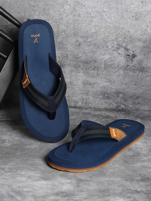 yoho Men Slippers(Navy , 7)