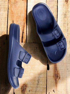 LANCER Men Slides(Blue , 7)