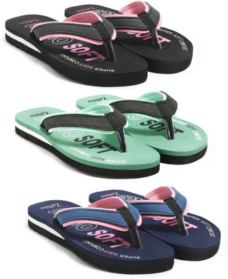 zebio Women Slippers(Multicolor , 8)