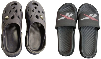 BLIBBERS Men Slides(Black, Black , 7)
