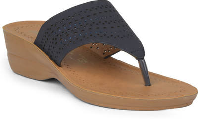 Bata Women Heels(Blue , 6)