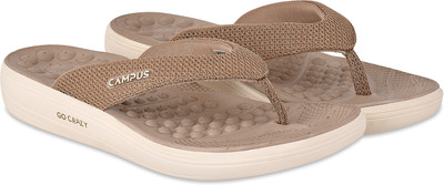 CAMPUS Women Slippers(Off White , 7)