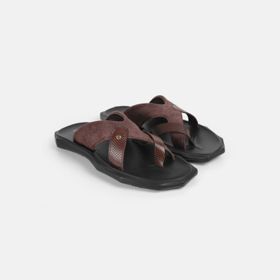 MOCHI Men Sandals(Brown , 6)