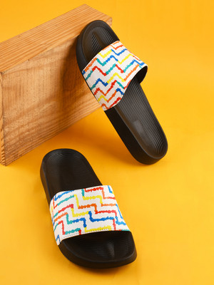 PERY-PAO Men Slides(White , 11)