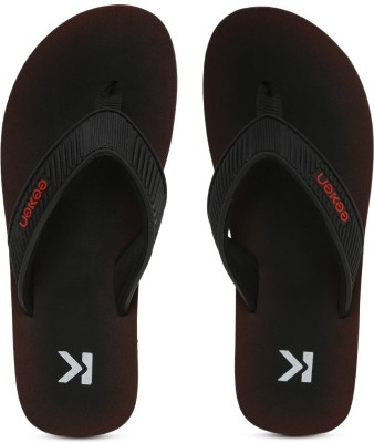 Paragon Men Flip Flops(Black , 10)