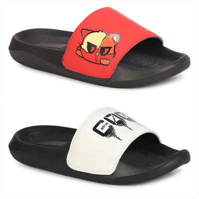 Shoe Mate Men Flip Flops(Multicolor , 6)