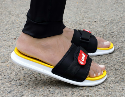 aadi Men Slides(Yellow , 7)