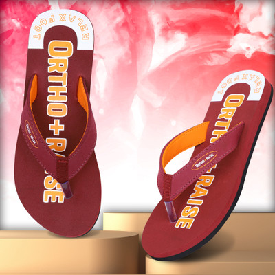 ORTHORAISE Women Orthoraise Extra Soft Orthopaedic Comfort Slippers for Women & Girls|Anti-Skid Slippers(Maroon , 5)