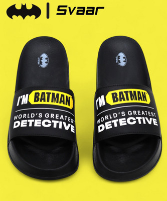 Svaar Men Slides(Black , 10)