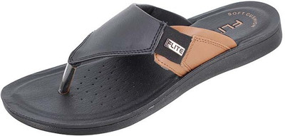 FLITE Men Slippers(Black, Black , 9)