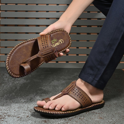 Softy Vegen Men Sandals(Brown , 7)