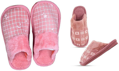 MAHI ENTERPRISESS Women Flip Flops(Pink, Pink , 6)