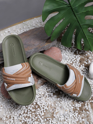 Chupps Men Slides(Olive , 8)