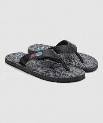 PUMA Men Ketava Graphic V3 Flip Flops(Black , 8)