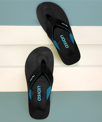 asian Men Doctor Soft Cushion Slippers | Men Comfort Anti-Skid Sole Flip Flops(Black , 7)