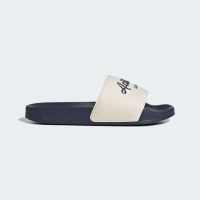 ADIDAS Men Slides(Navy, White , 10)