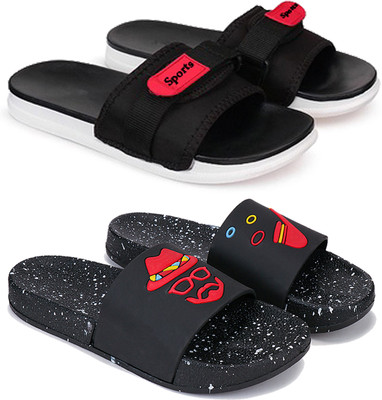 Earton Men Slippers(Multicolor , 7)