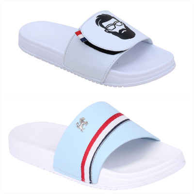 PERY-PAO Men Slides(Multicolor , 10)