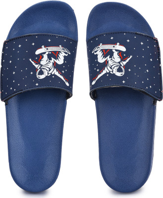Greentech Men Slides(Navy , 8)