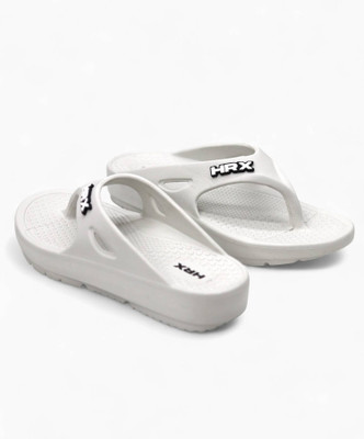 HRX by Hrithik Roshan Men Flip Flops(Off White , 9)