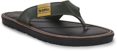 action Men Slippers(Black , 8)