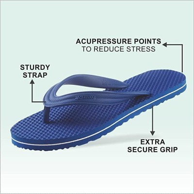 Relaxo Men Slippers(Blue , 10)