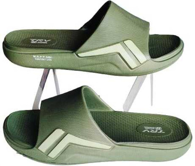 Plama Men Slides(Olive , 10)
