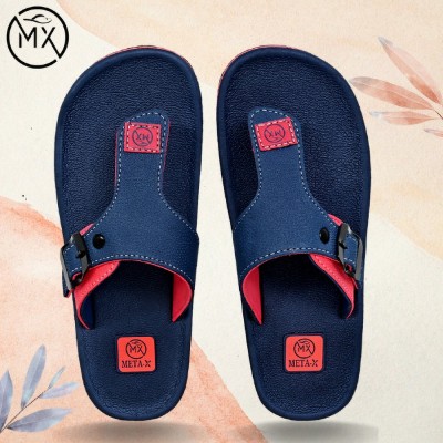 metaflex Men Slippers(Blue , 8)