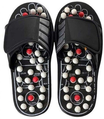 OUOU Men Slides(Black , 9)