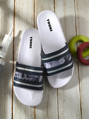 YUUKI Men Slides(Navy , 10)