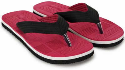 Footexo Men Flip Flops(Red , 10)