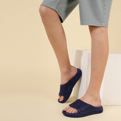 yoho Men Slides(Navy , 8)