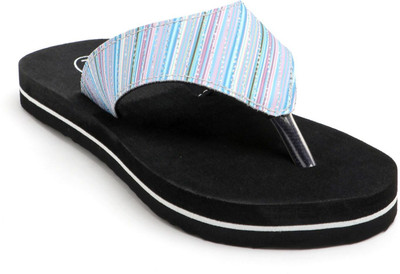 ZIPTON Women Flip Flops(Multicolor , 8)