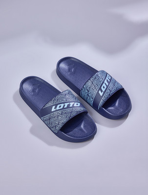 LOTTO Men Slides(Navy , 8)