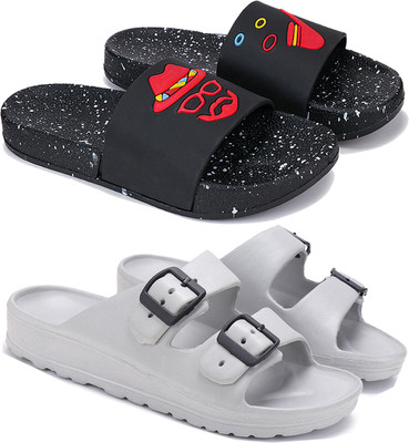 ORICUM Men Slides(Multicolor , 9)