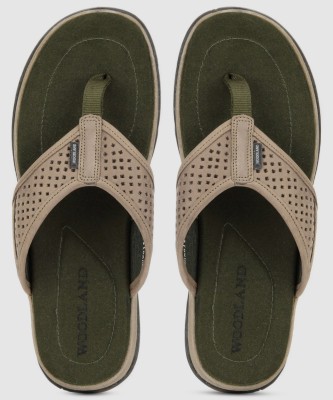 WOODLAND Men Slippers(Khaki , 9)