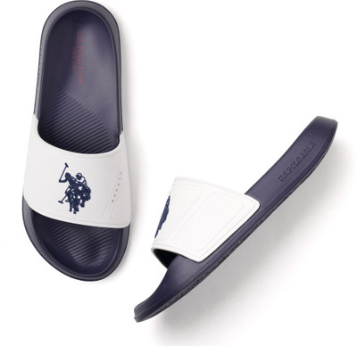 U.S. POLO ASSN. Men Slides(White , 7)