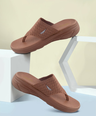 RED TAPE Women Flip Flops(Brown , 4)